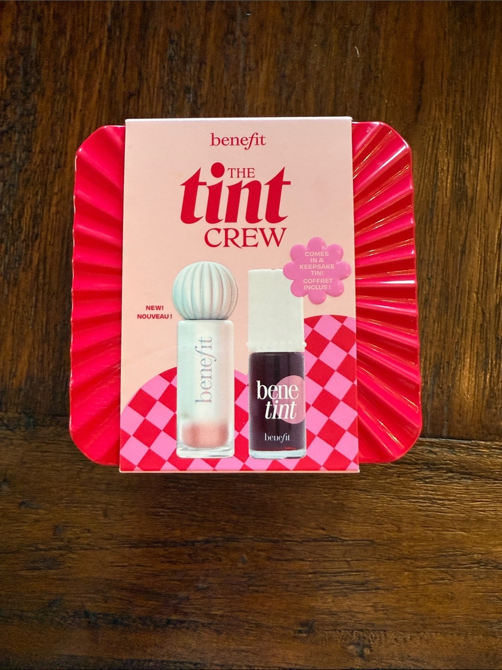 Benefit The Tint Crew Lip & Cheek Tint Duo - Pink and White